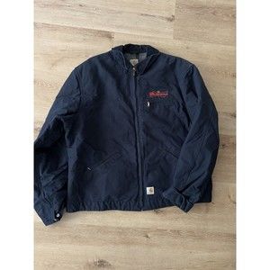 Vintage Navy Carhartt Detroit Jacket Size XXL